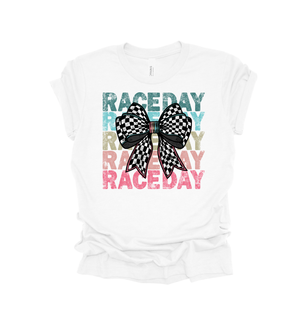 Race Day with Bow Tee