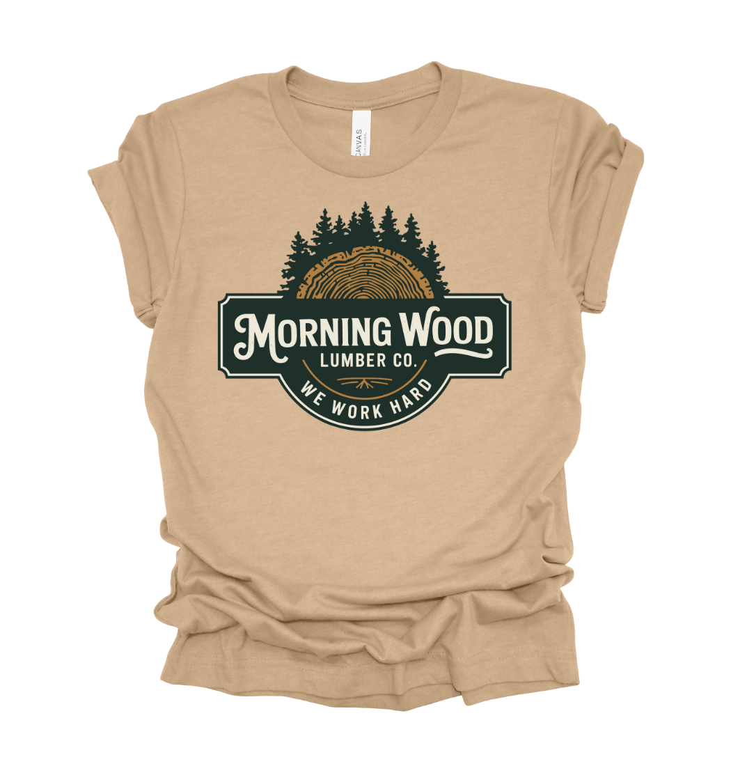 Morning Wood Lumber Co Tee