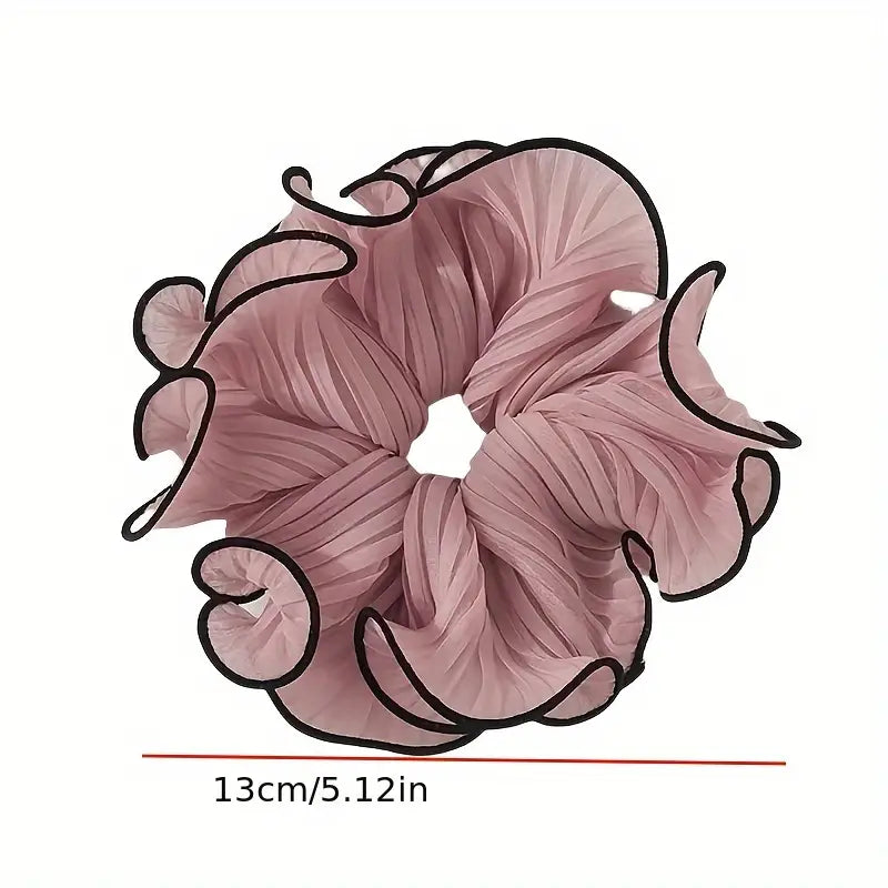 Folded Chiffon Large Intestine Hair Loop