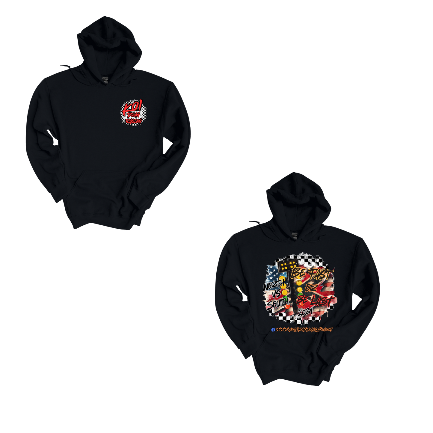 North VS South Sweatshirt hooded