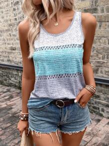 Colorblock Tank Top