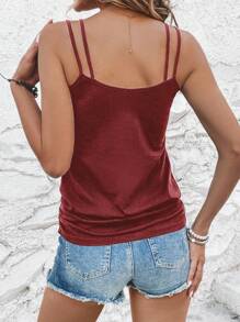 Double Strap Ruched Tank top- 3 Varieties