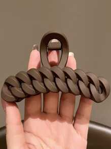Plastic Lock Chain-Shaped Hair Claw Clip