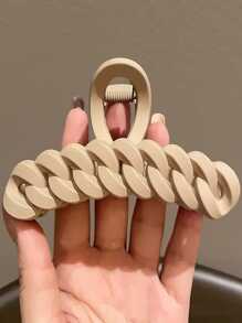 Plastic Lock Chain-Shaped Hair Claw Clip