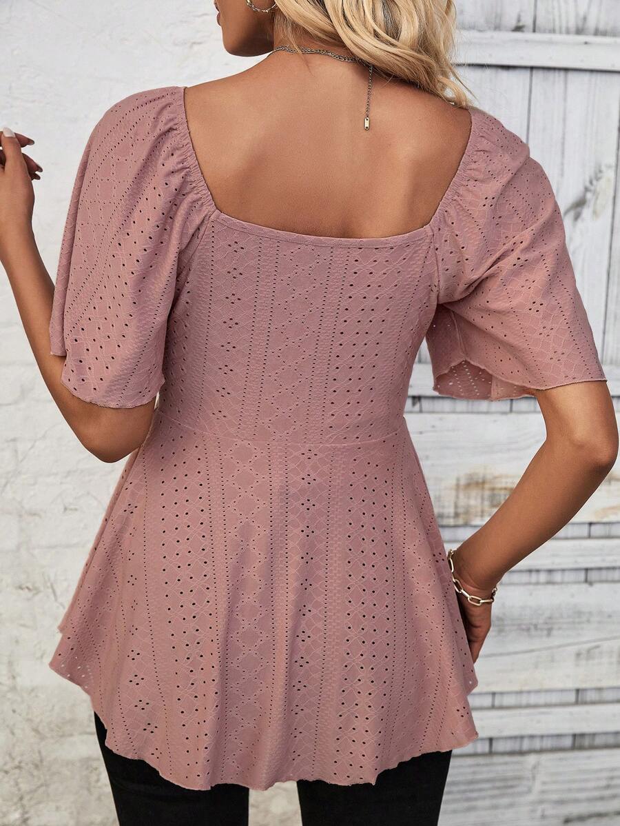 Short Sleeve Twisted Knot T-Shirt
