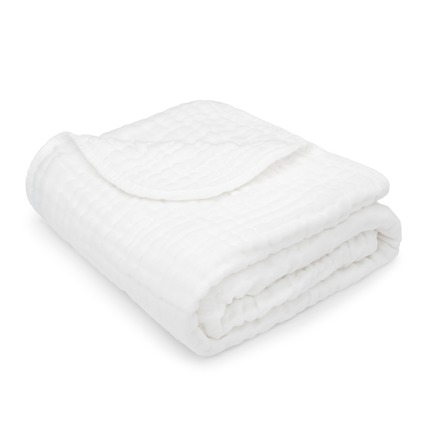 Muslin Baby Blanket, 40" x 40" Swaddle Blanket by Comfy Cubs: Mauve