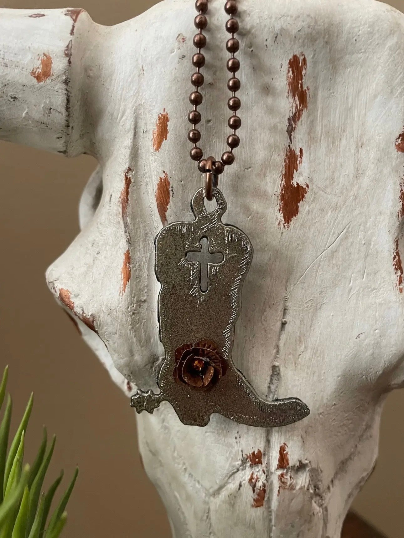 Boot Necklace