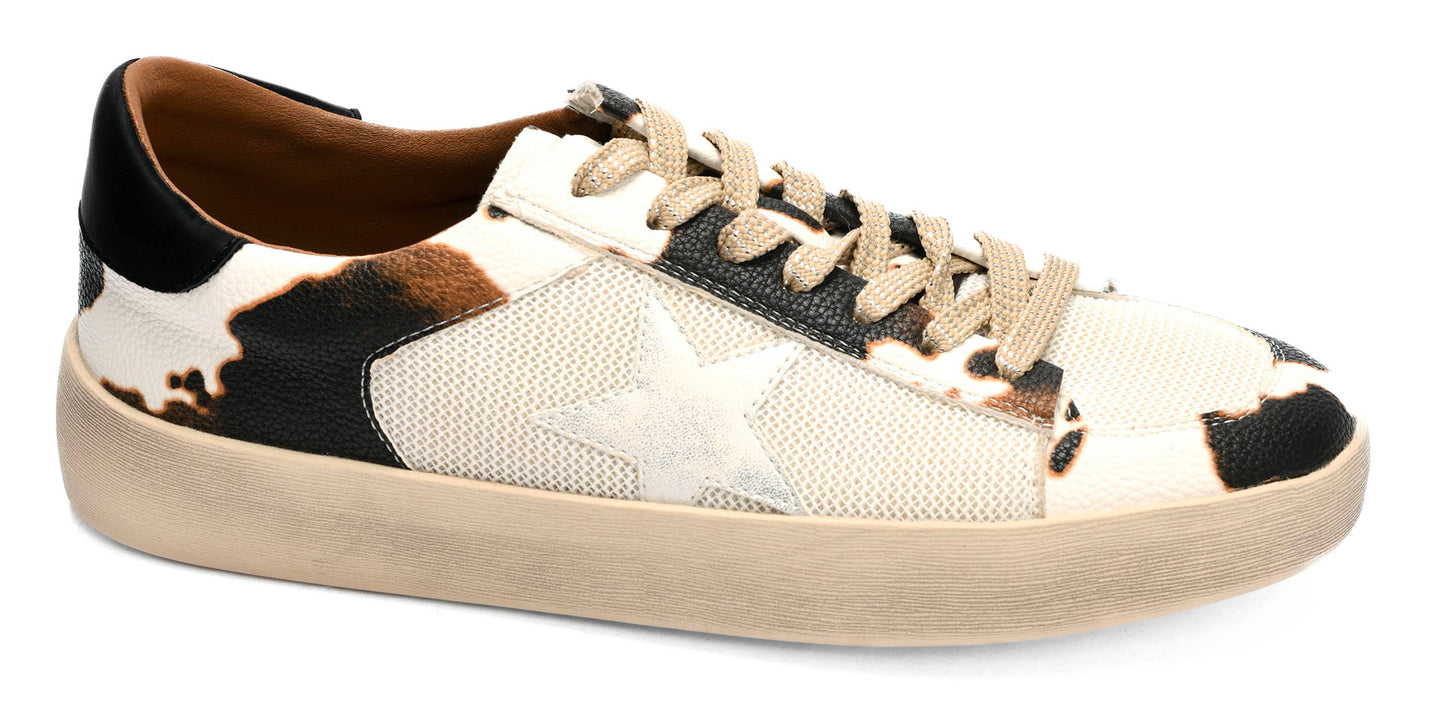 Another Round Cow Print Sneaker