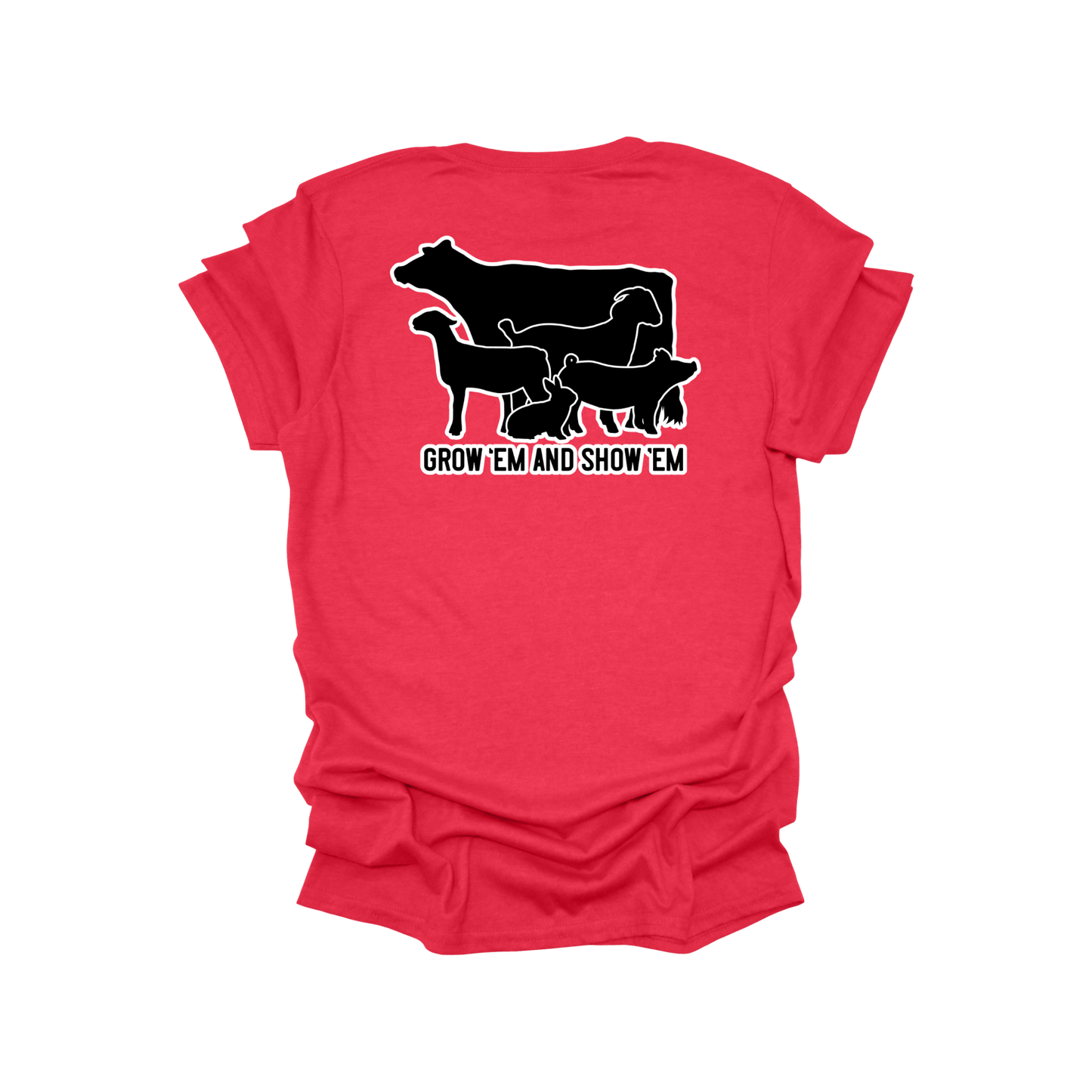 Grow’em & Show’em, barn life tshirt
