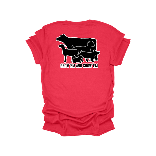 Grow’em & Show’em, barn life tshirt