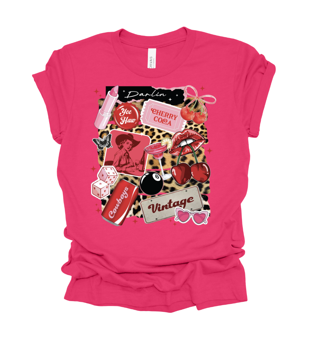 Cherry Cola Collage Tee