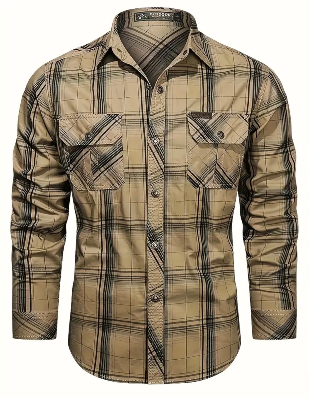 Men's Casual Long-Sleeve Shirt