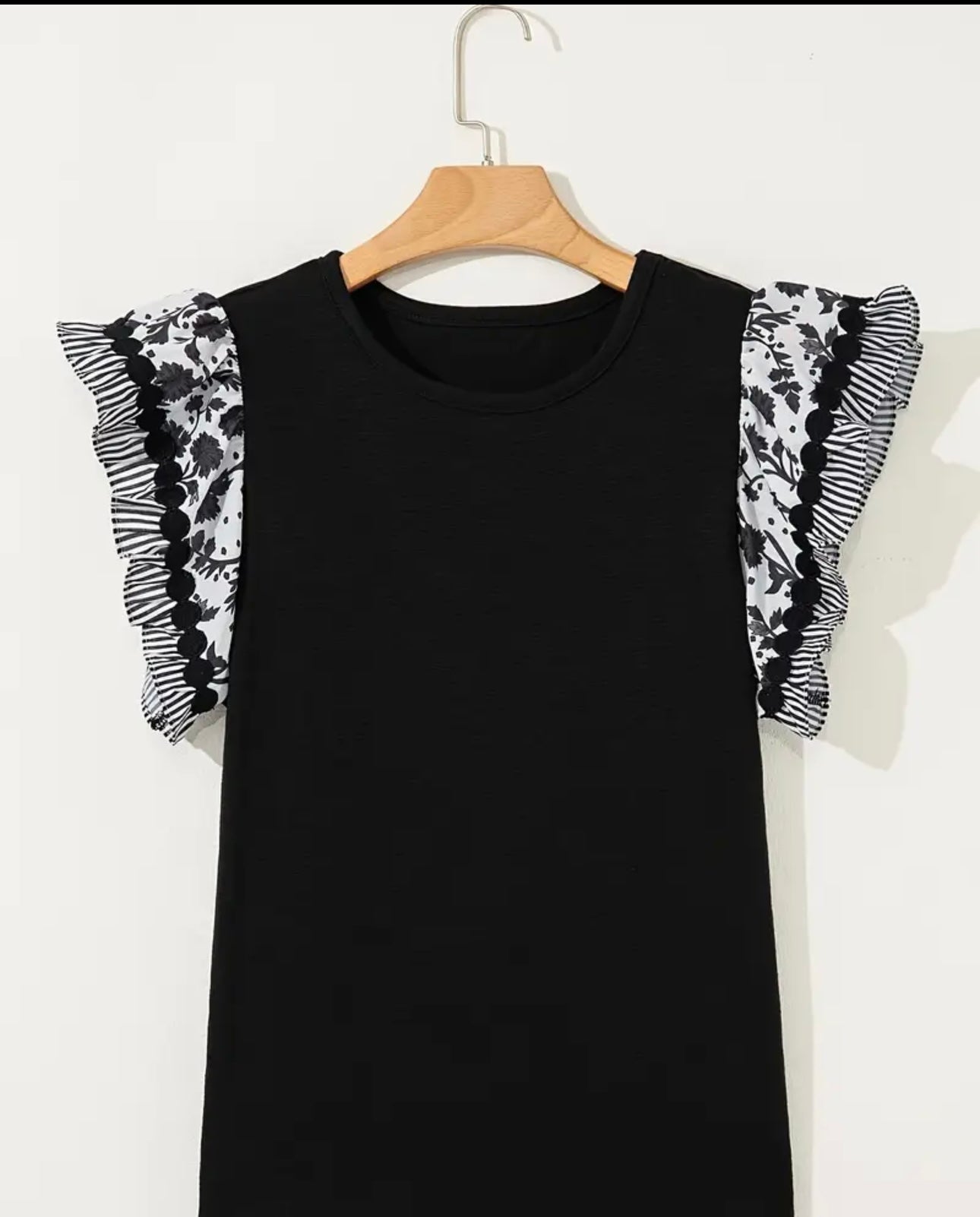 Flutter Sleeve Casual Top