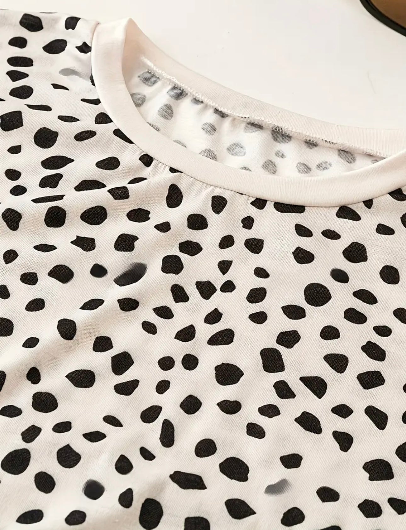 Women's Leopard Print Short Sleeve T-Shirt
