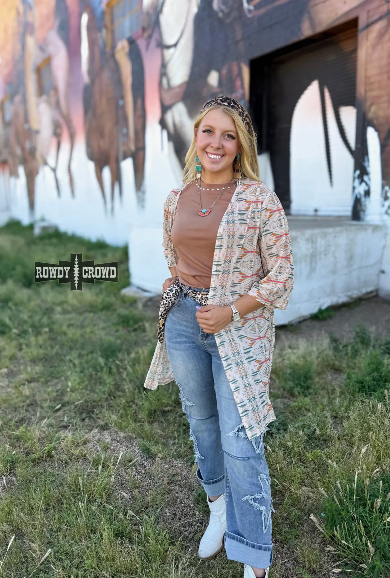Aztec Short Duster