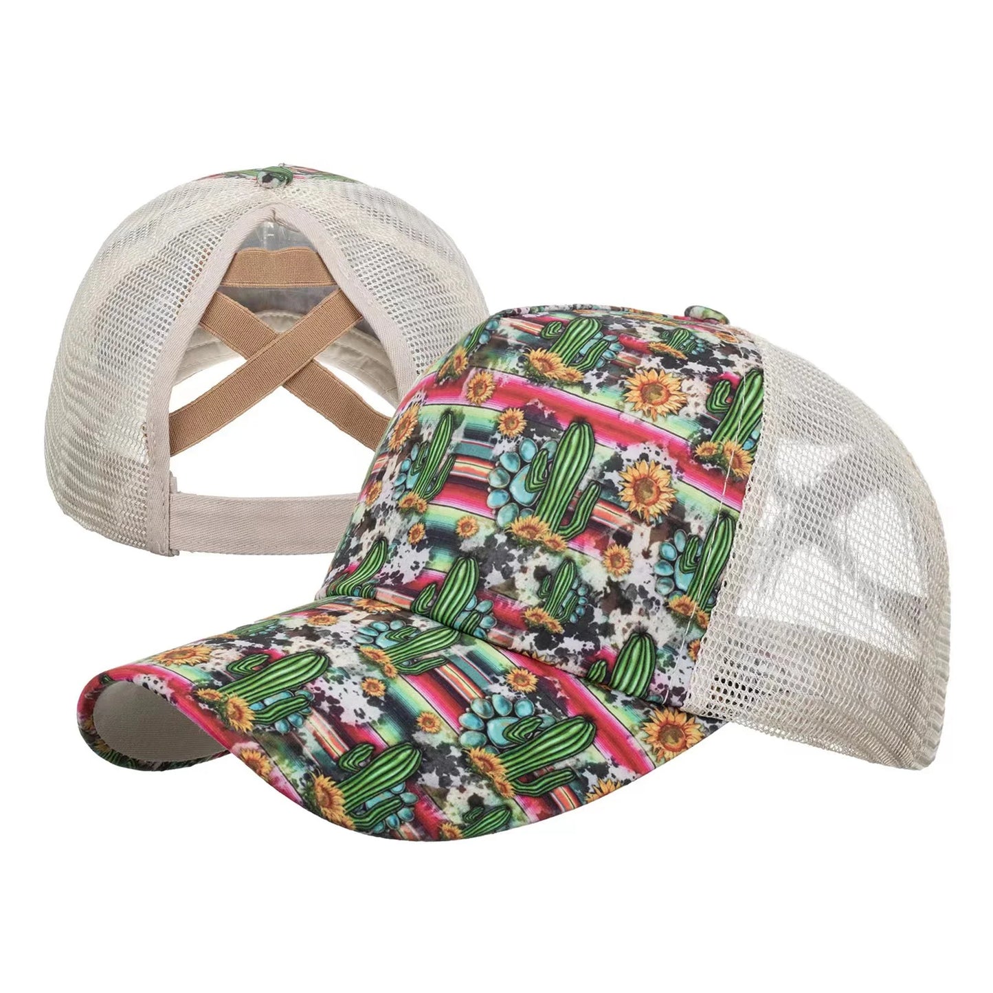 Aztec Colored Graffiti Cotton Baseball Caps