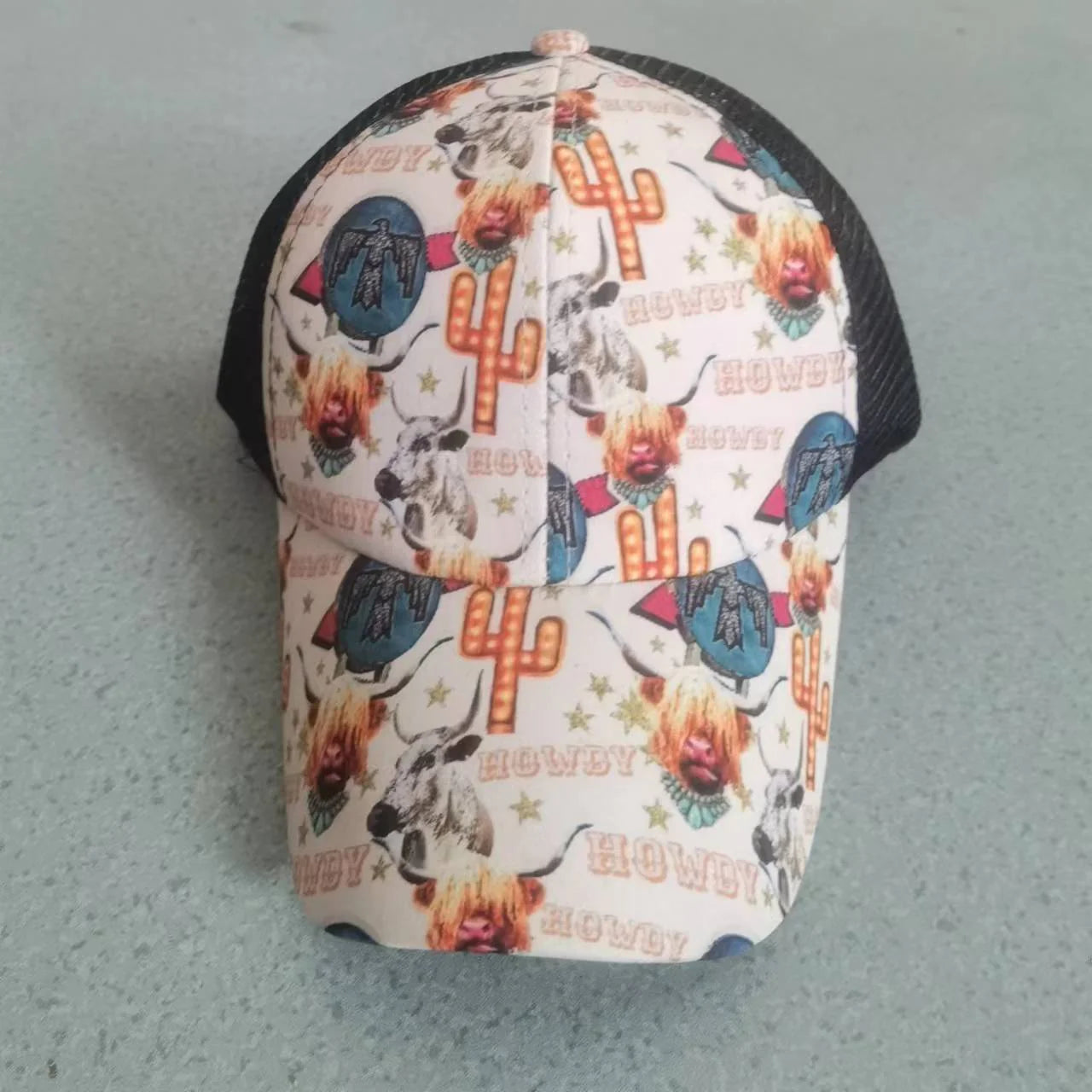 Aztec Colored Graffiti Cotton Baseball Caps