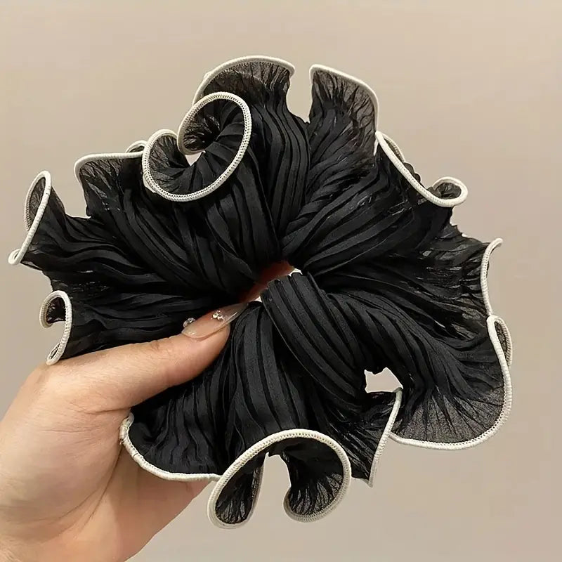 Folded Chiffon Large Intestine Hair Loop