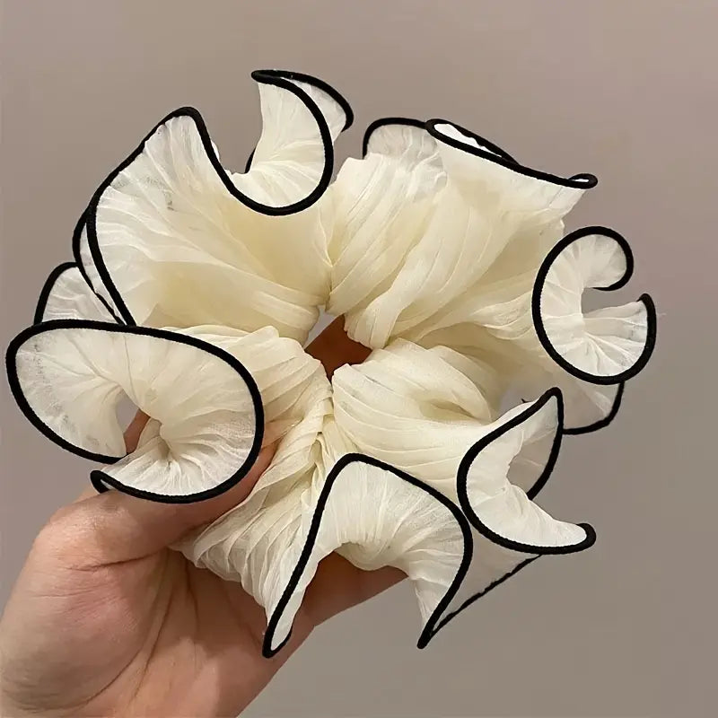 Folded Chiffon Large Intestine Hair Loop