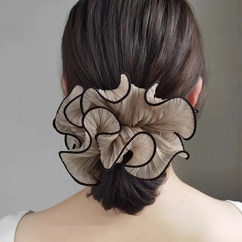 Folded Chiffon Large Intestine Hair Loop