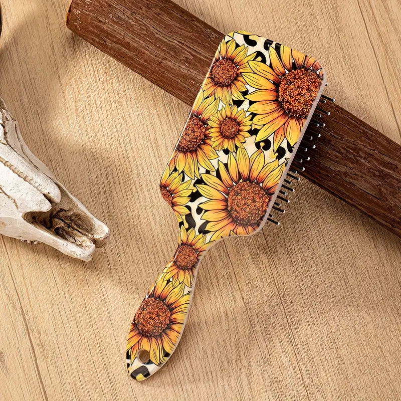 Western Cowboy Style Printed Air Bag brush