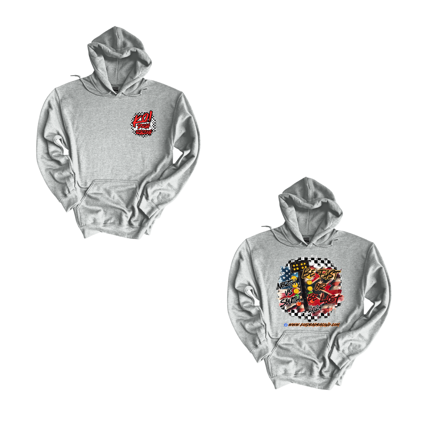 North VS South Sweatshirt hooded