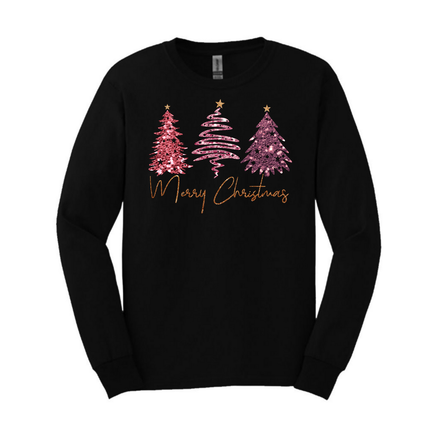 Glitter Merry Christmas Crewneck