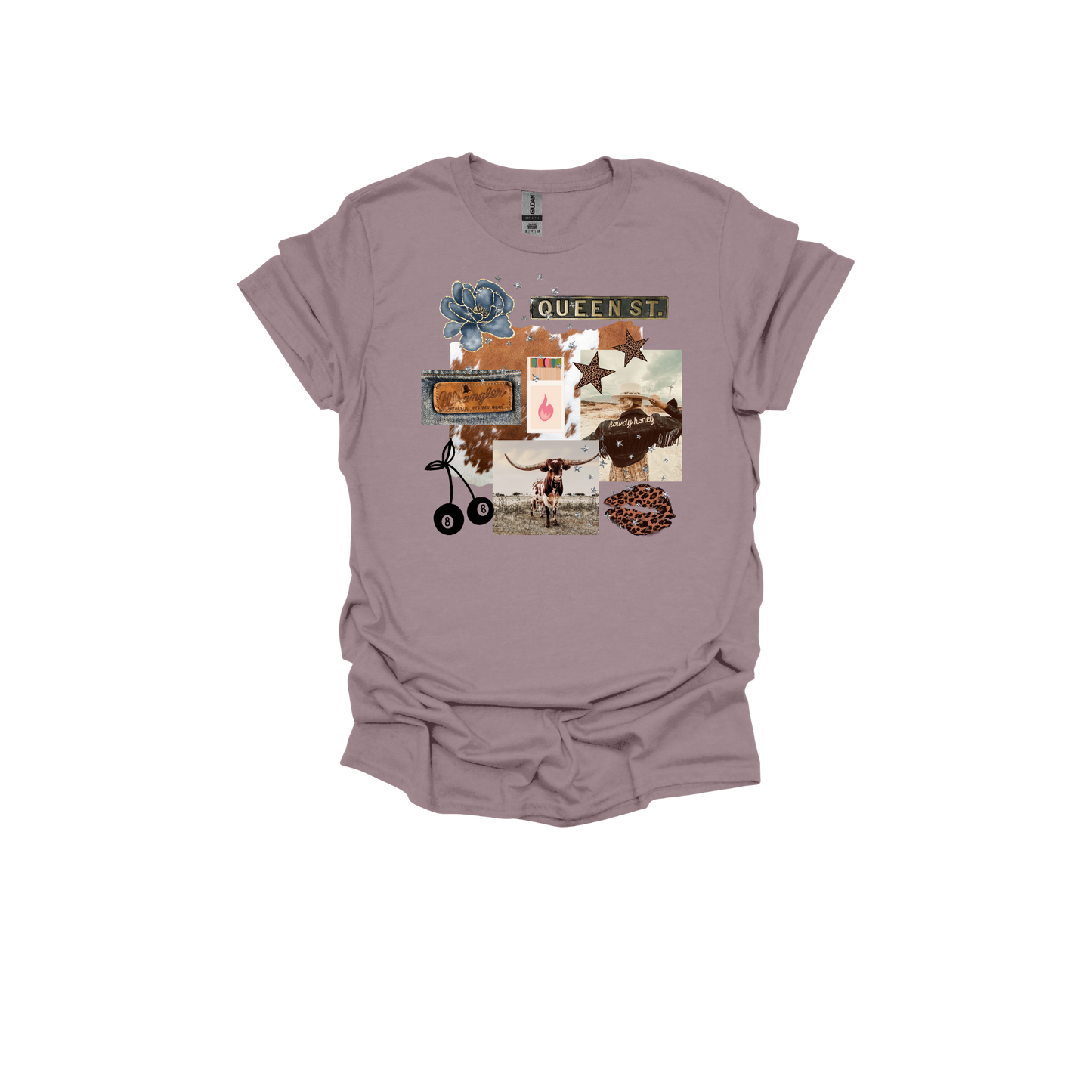 Queen Street Western Collage Tee