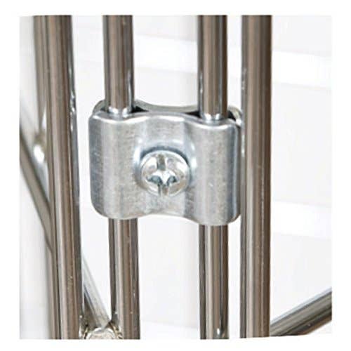 Gridwall Joining Clip Connectors for Grid Panels - Pack of 25: BLACK