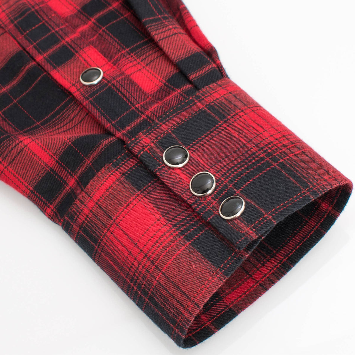 Men's Western Long Sleeve Flannel Shirts With Snap Buttons: 309 / XXL