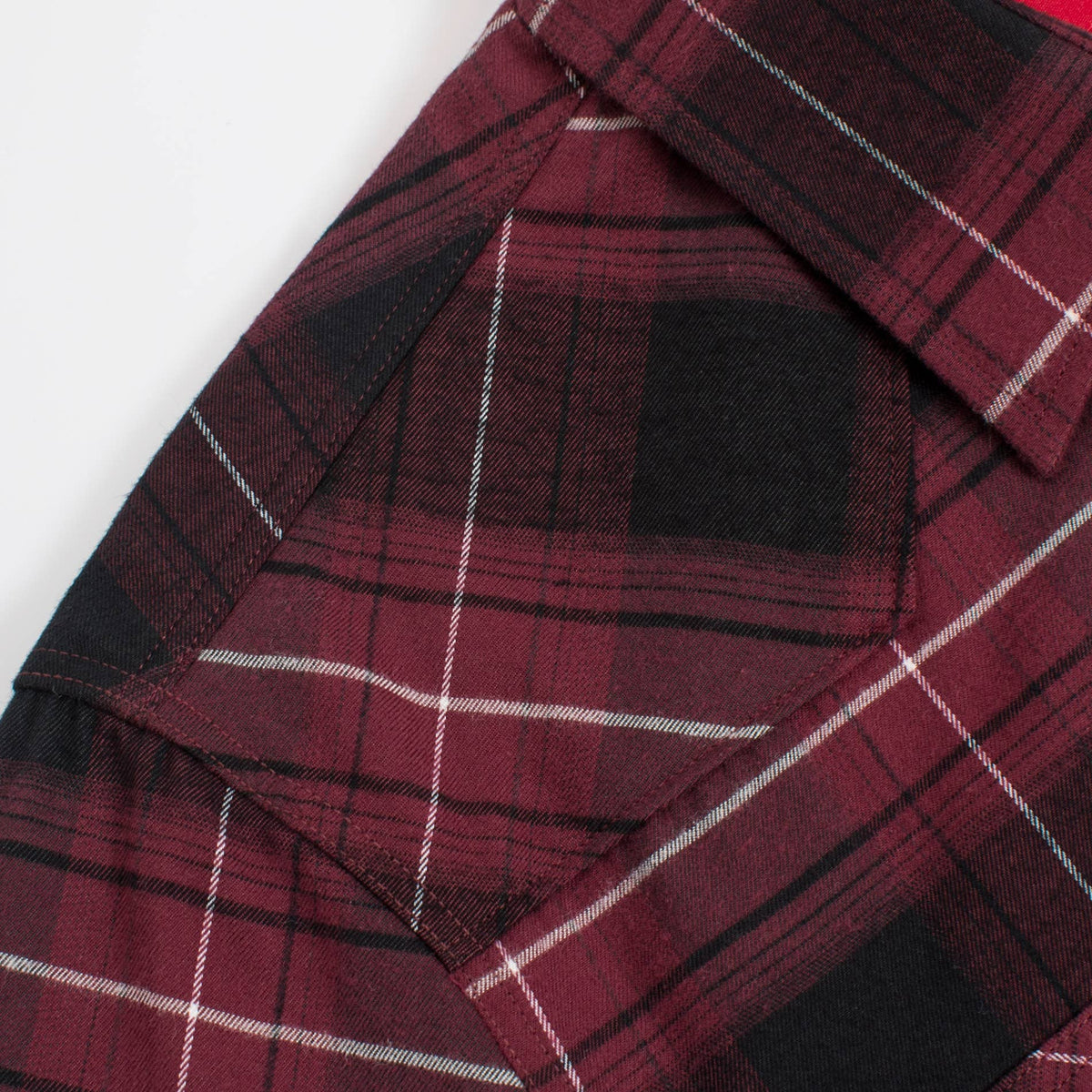 Men's Western Long Sleeve Flannel Shirts With Snap Buttons: 309 / XXL