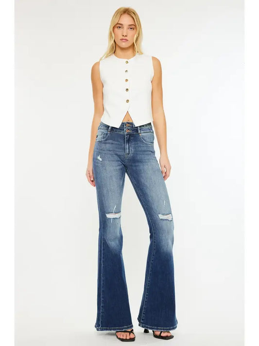 High Rise Super Flare Jean