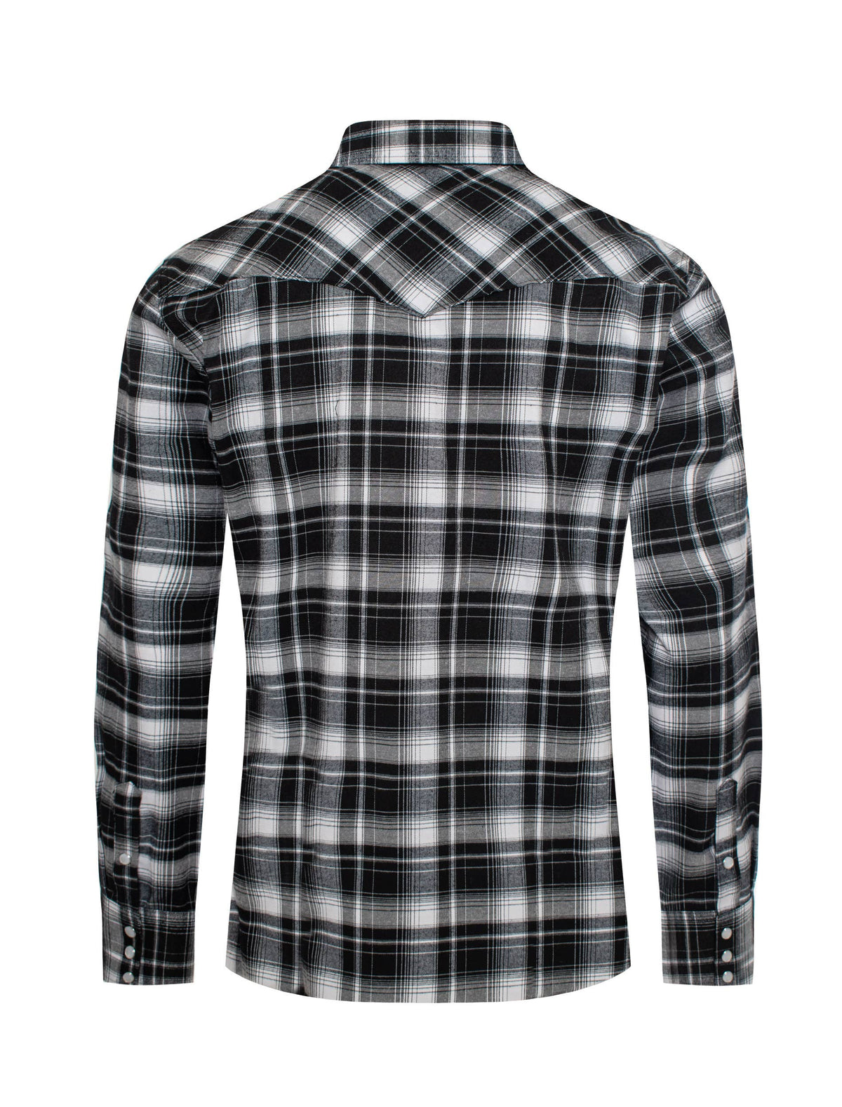 Men's Western Long Sleeve Flannel Shirts With Snap Buttons: 309 / XXL